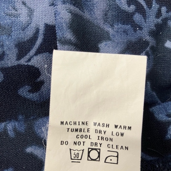 Max Studio Blue Purple Floral Maxi Skirt - Picture 6 of 8